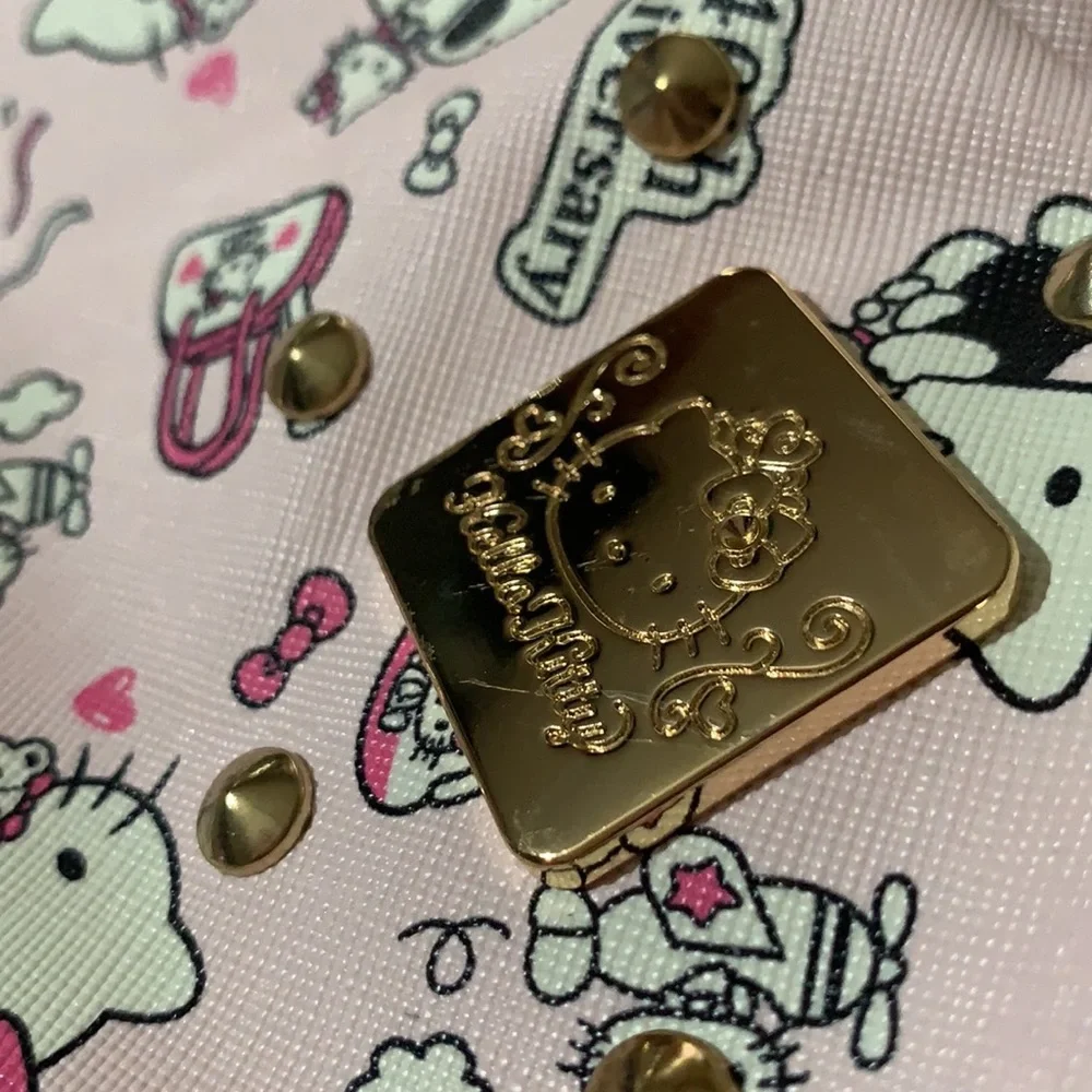Pink Hello Kitty Mini Backpack with Gold Details NWOT